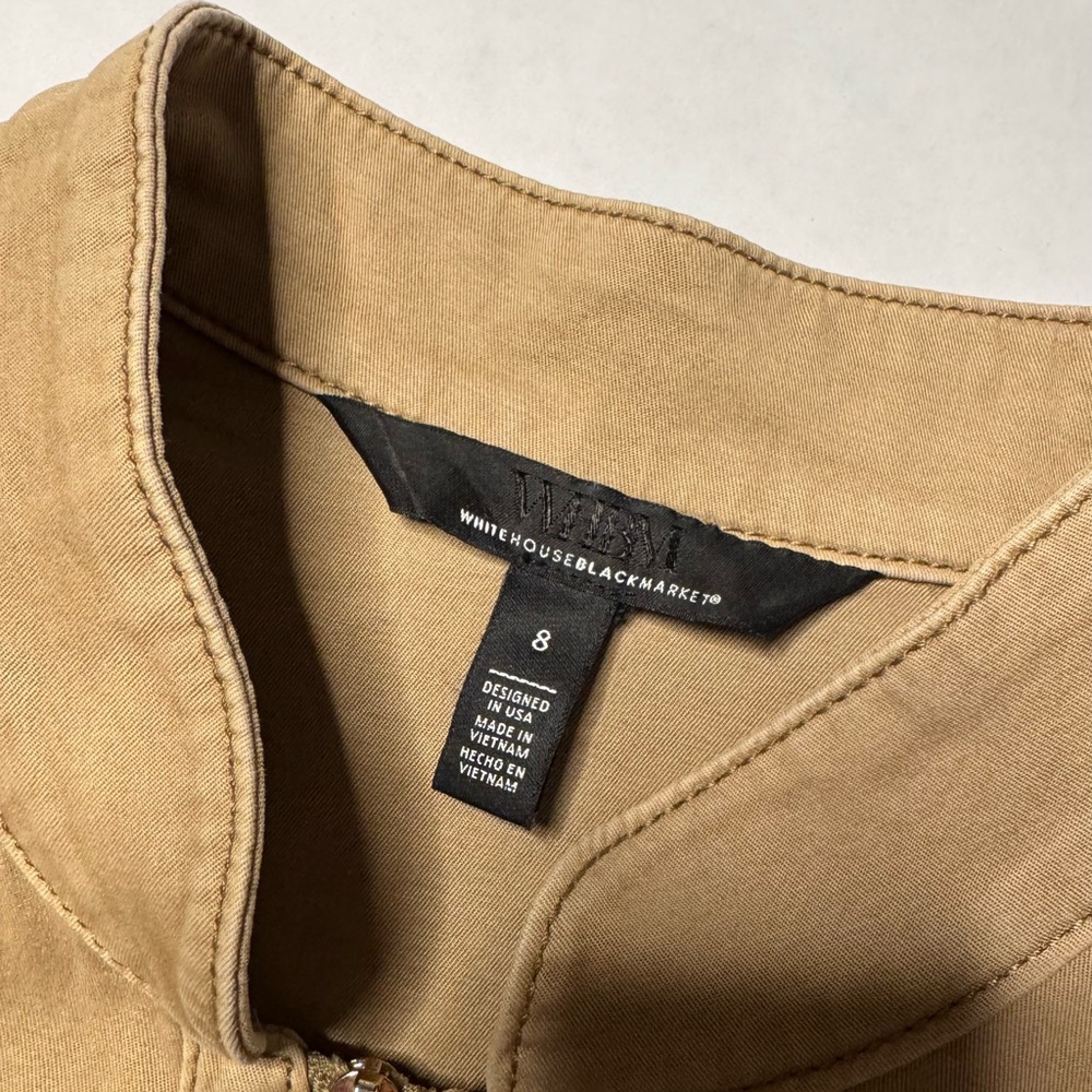 White House Black Market Utility Jacket in Brown - Picture 3 of 6